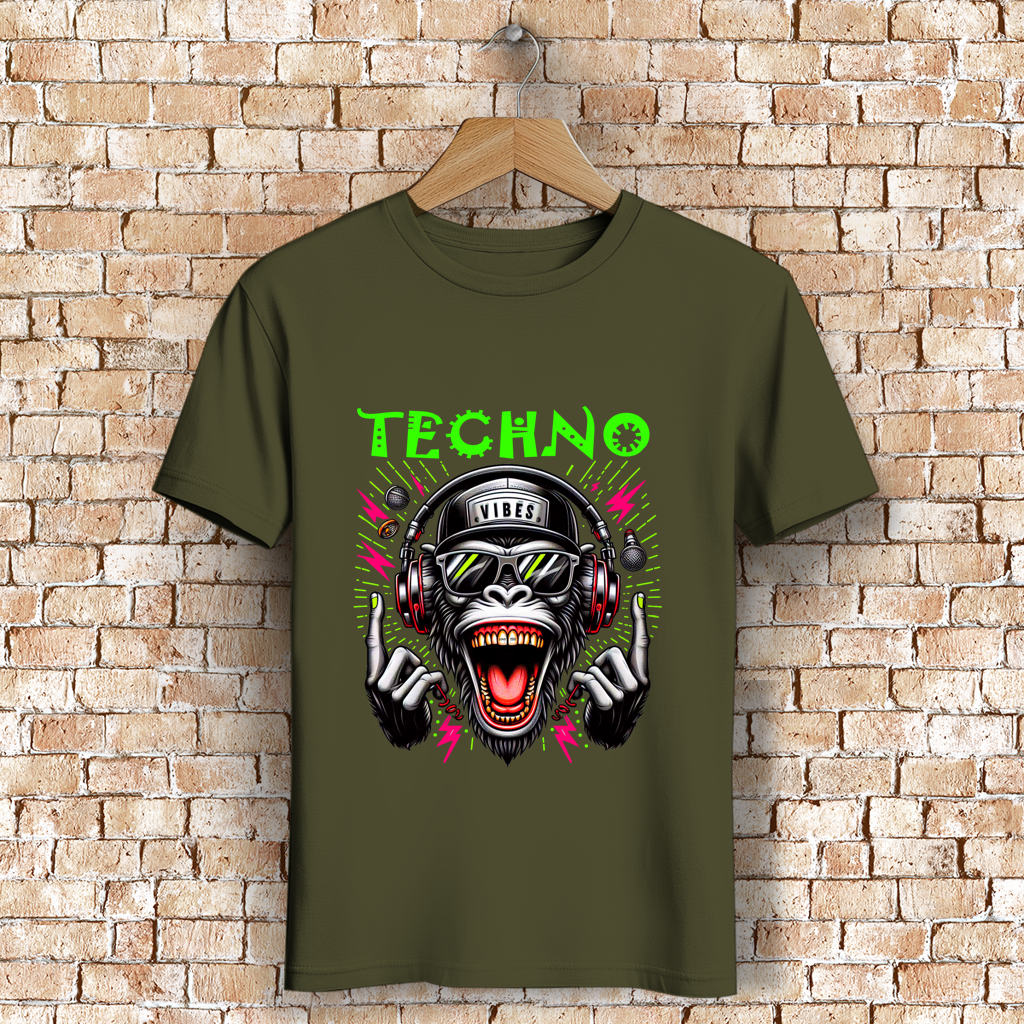 Herren Premium Bio T-Shirt Techno