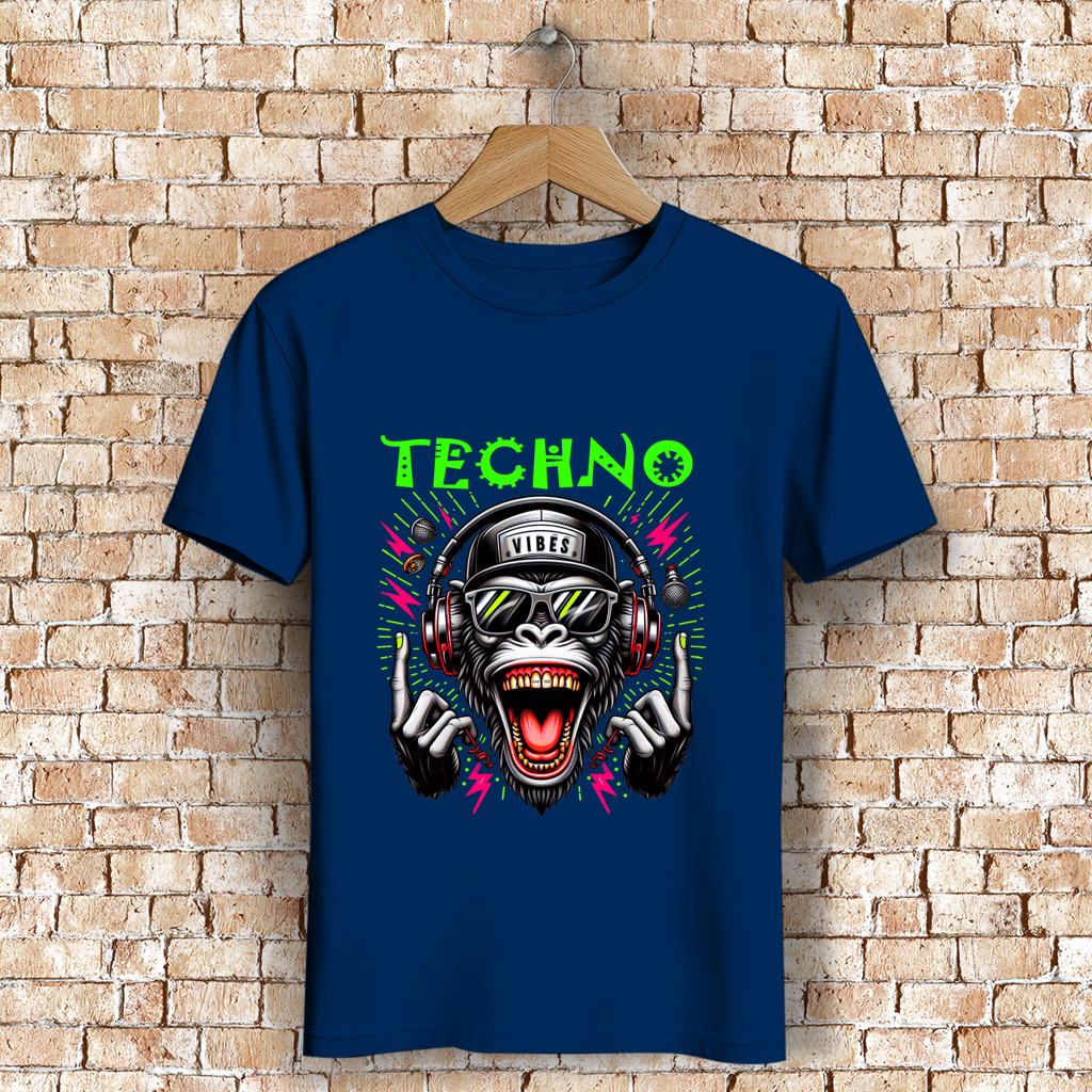 Herren Premium Bio T-Shirt Techno