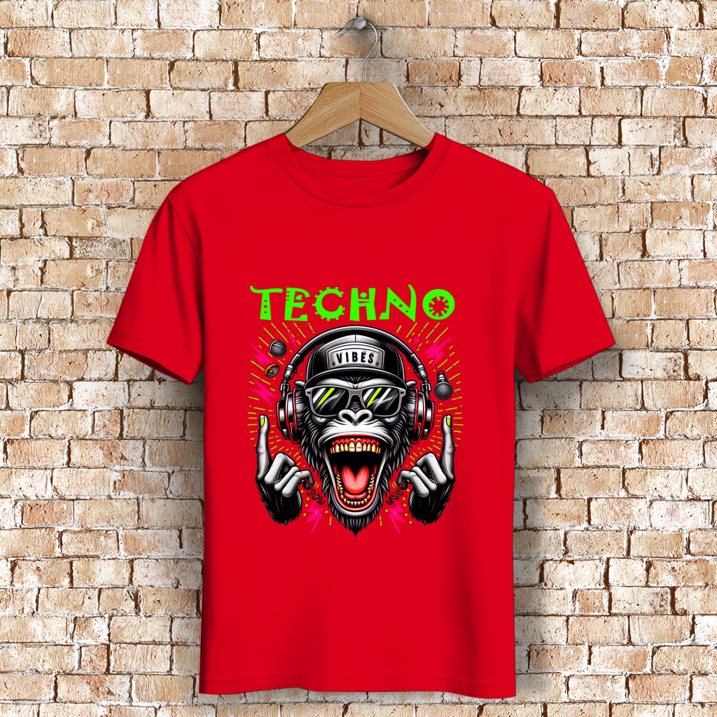 Herren Premium Bio T-Shirt Techno
