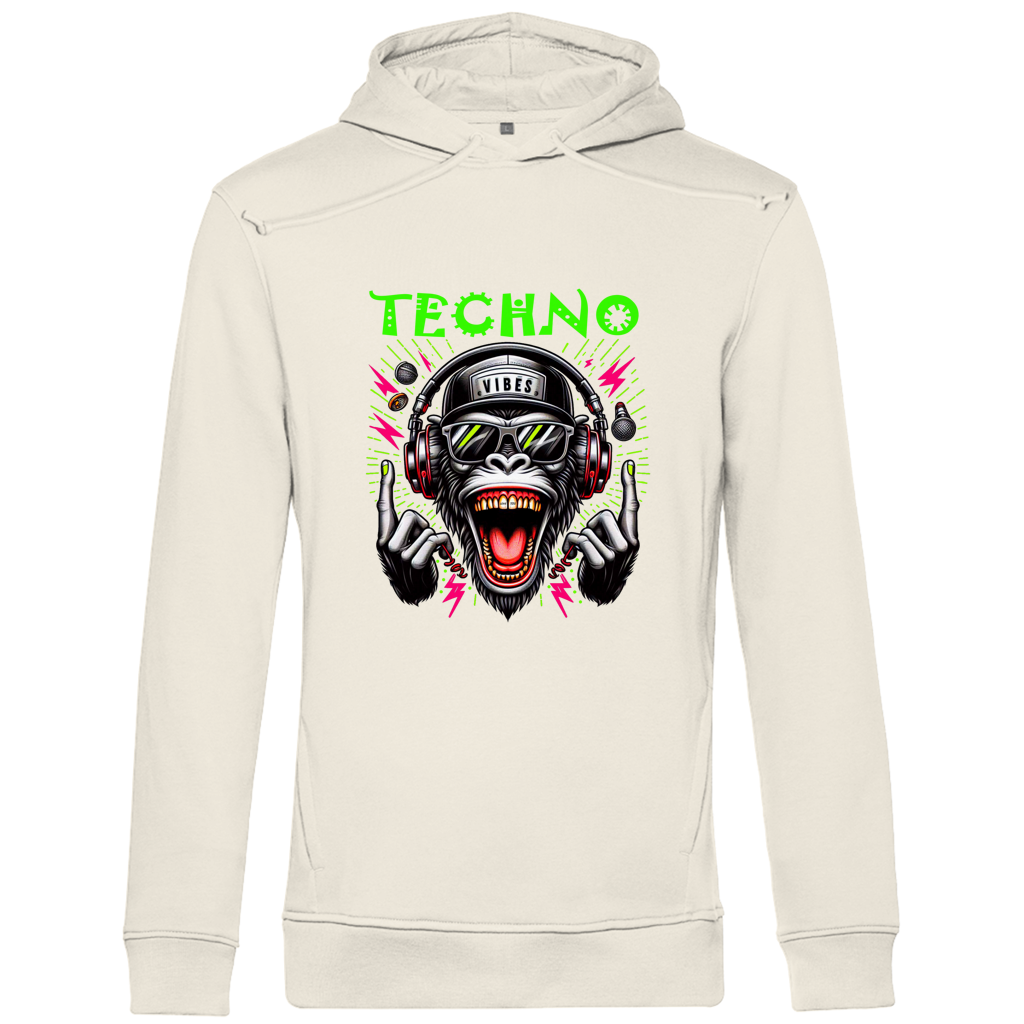 Herren Premium Bio Hoodie Techno