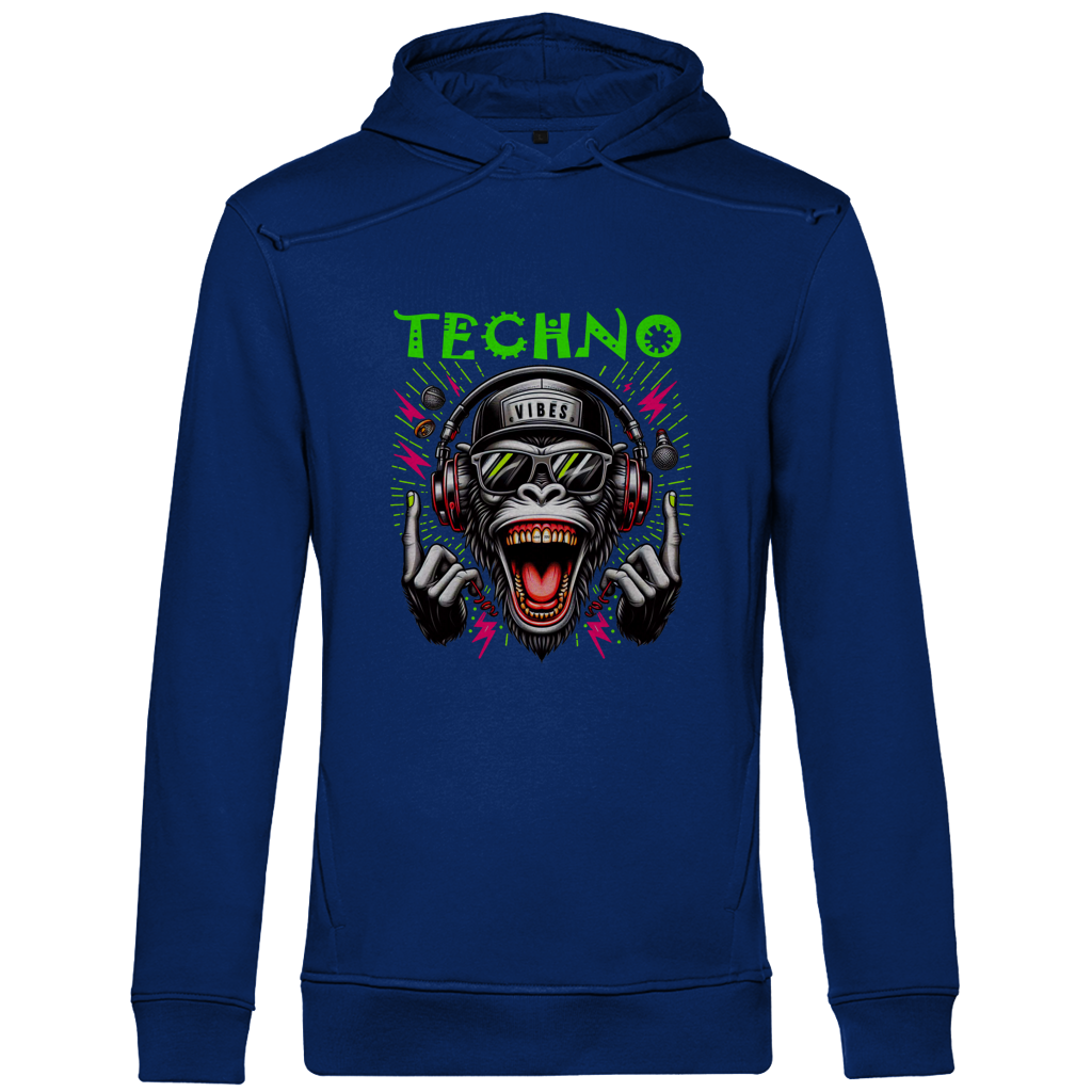 Herren Premium Bio Hoodie Techno
