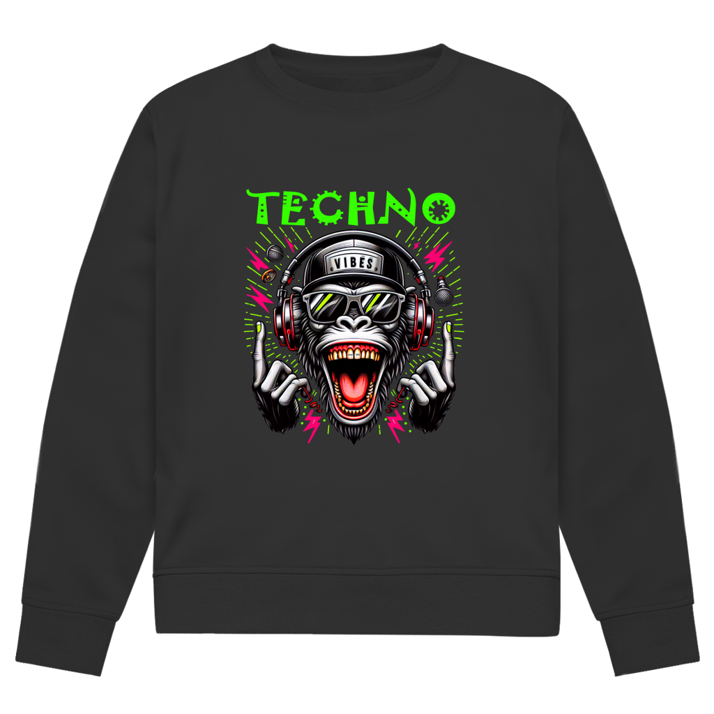 Herren Premium Bio Sweatshirt Techno