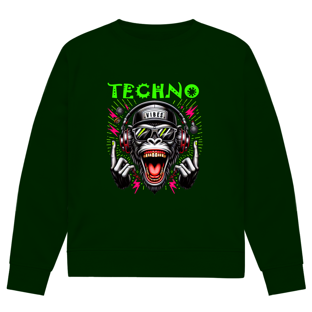 Herren Premium Bio Sweatshirt Techno