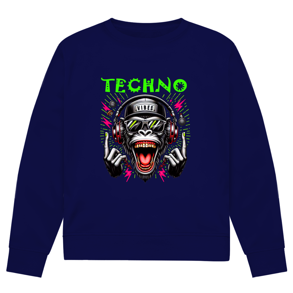Herren Premium Bio Sweatshirt Techno