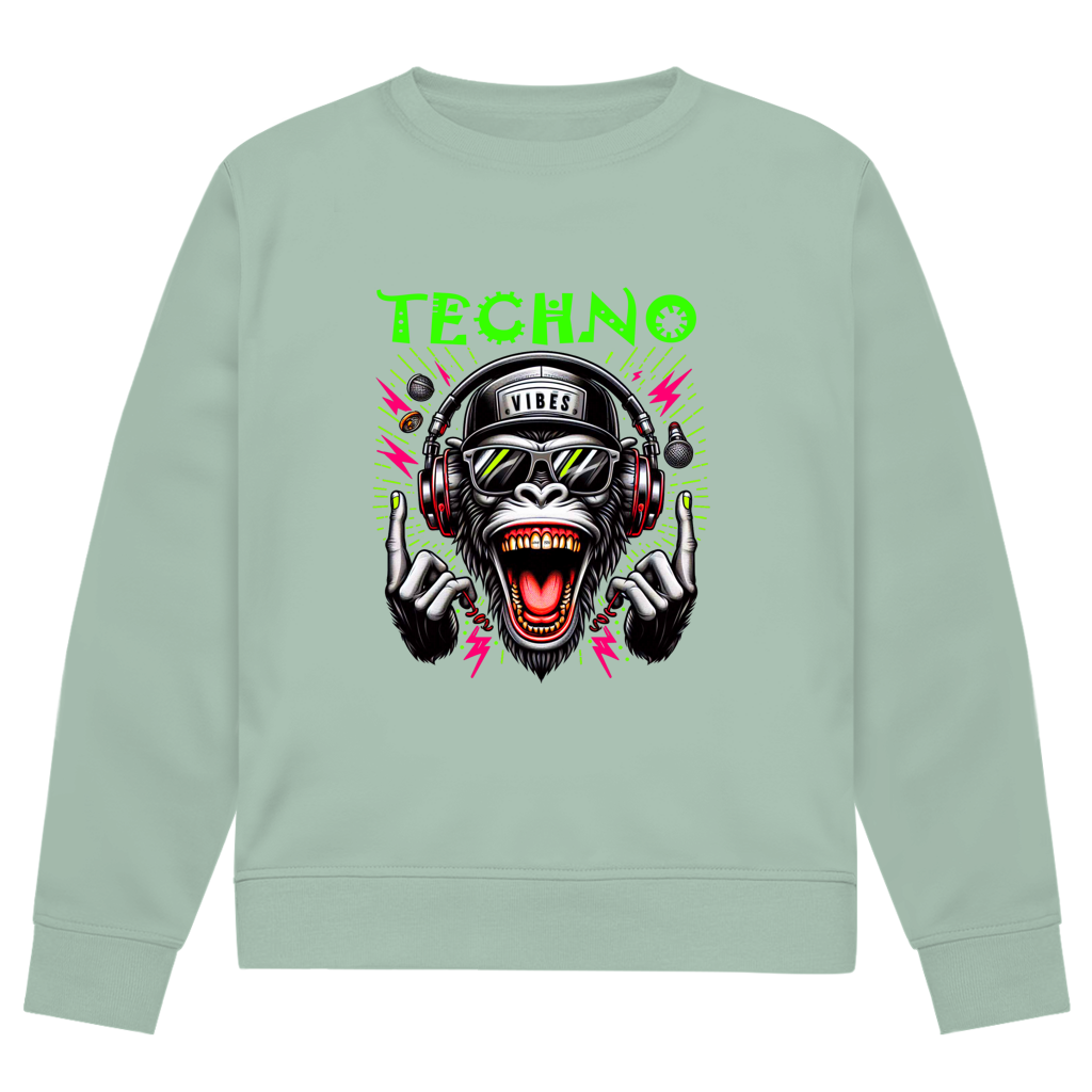 Herren Premium Bio Sweatshirt Techno