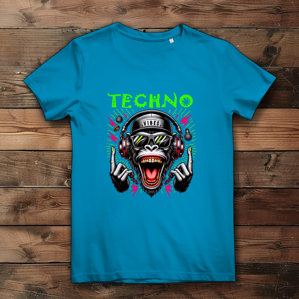Damen Premium Bio T-Shirt Techno