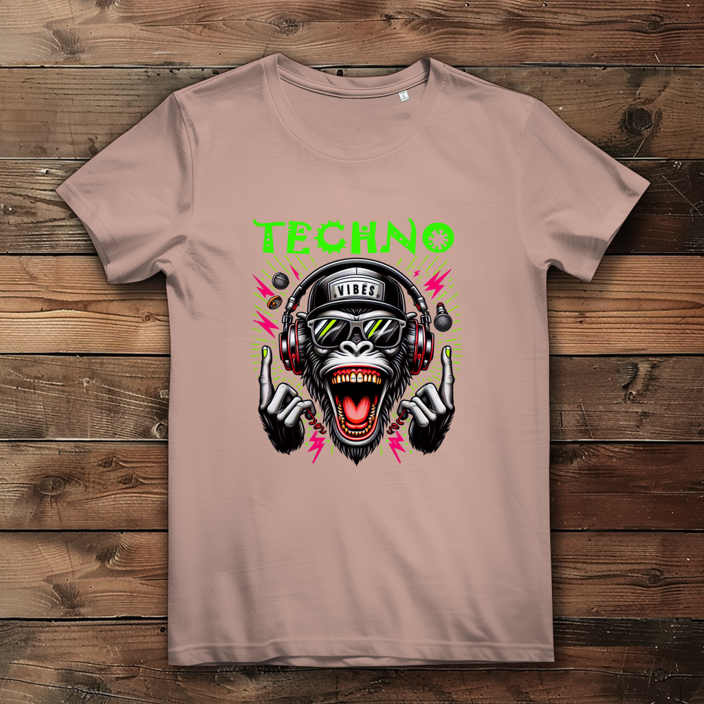 Damen Premium Bio T-Shirt Techno