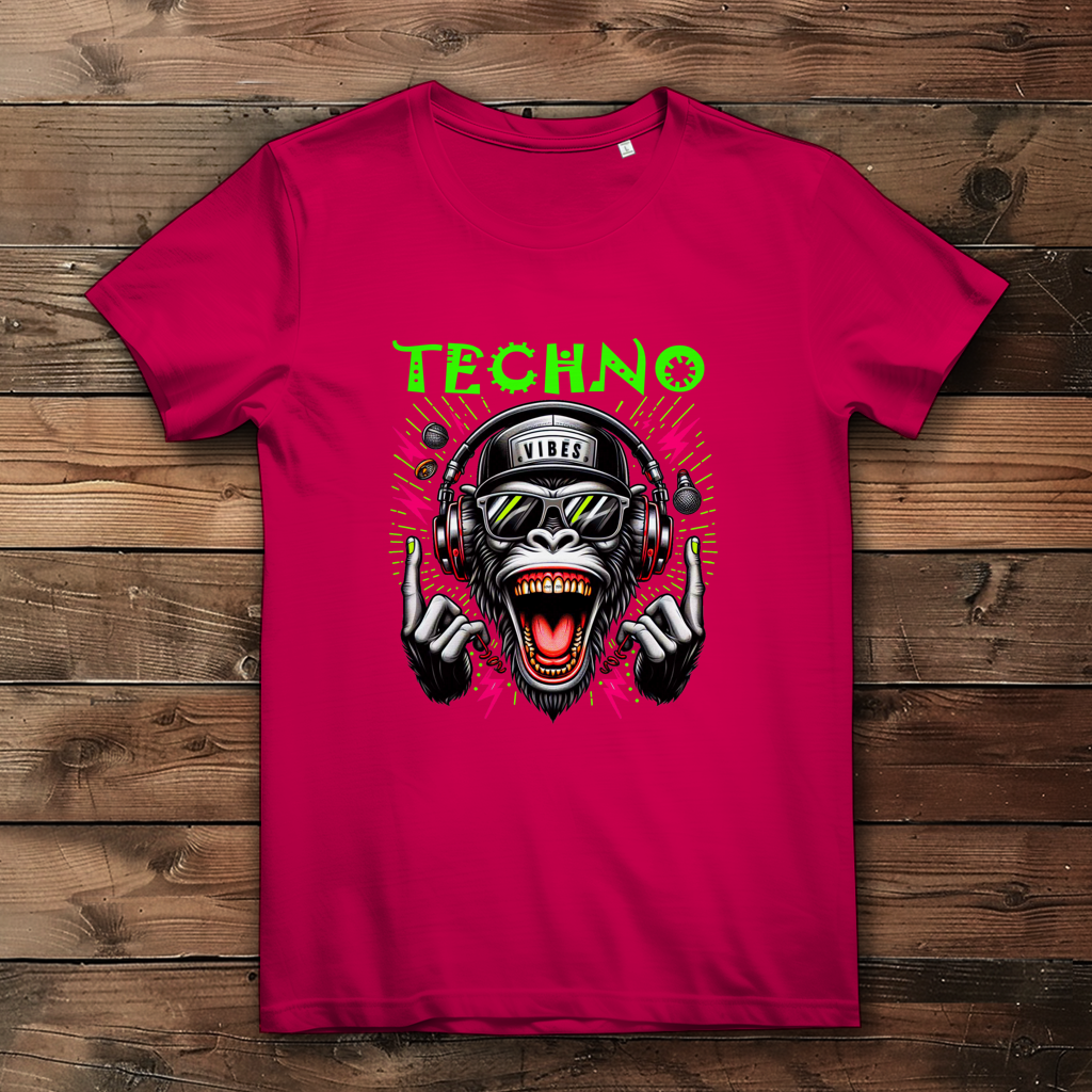 Damen Premium Bio T-Shirt Techno