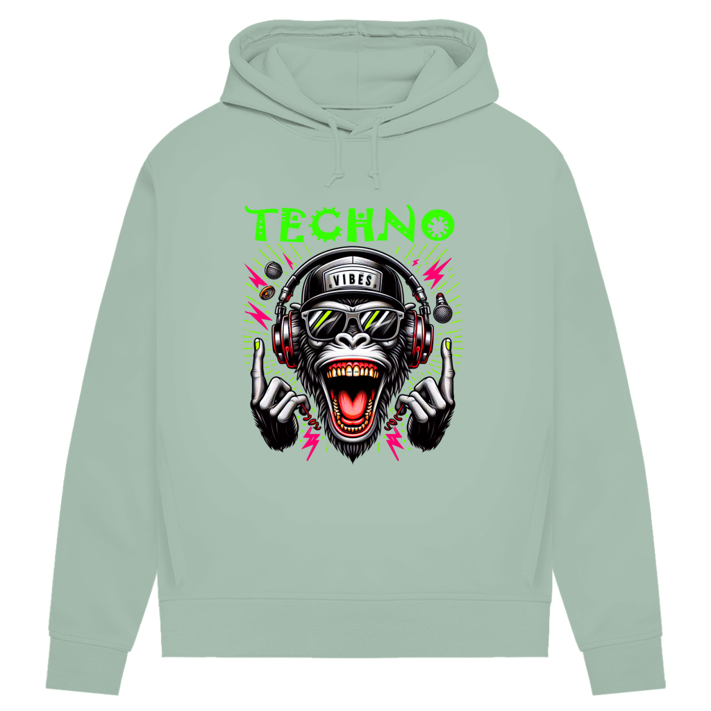 Damen Premium Bio Hoodie Techno