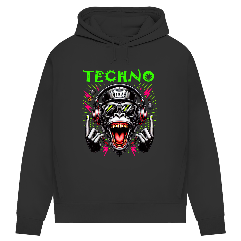 Damen Premium Bio Hoodie Techno