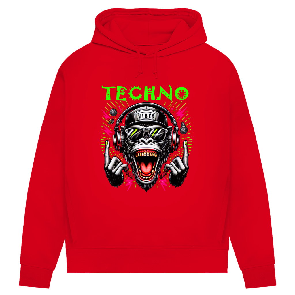Damen Premium Bio Hoodie Techno
