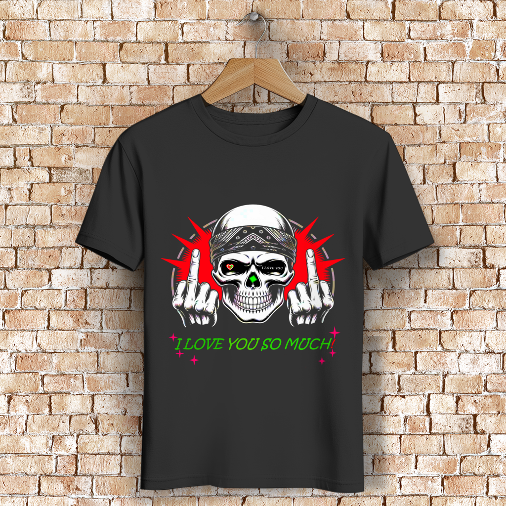 Herren Premium Bio T-Shirt I love you so much