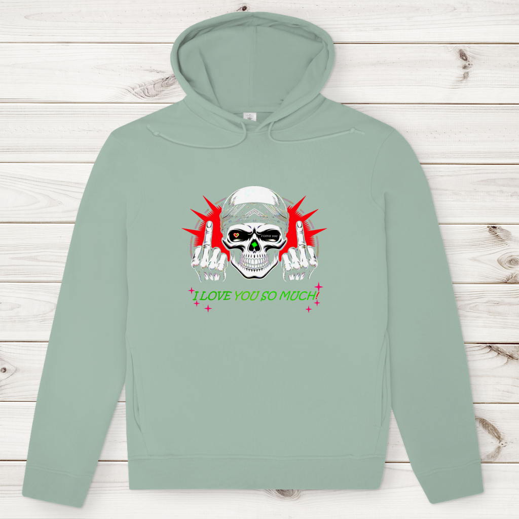 Herren Premium Bio Hoodie I love you so much