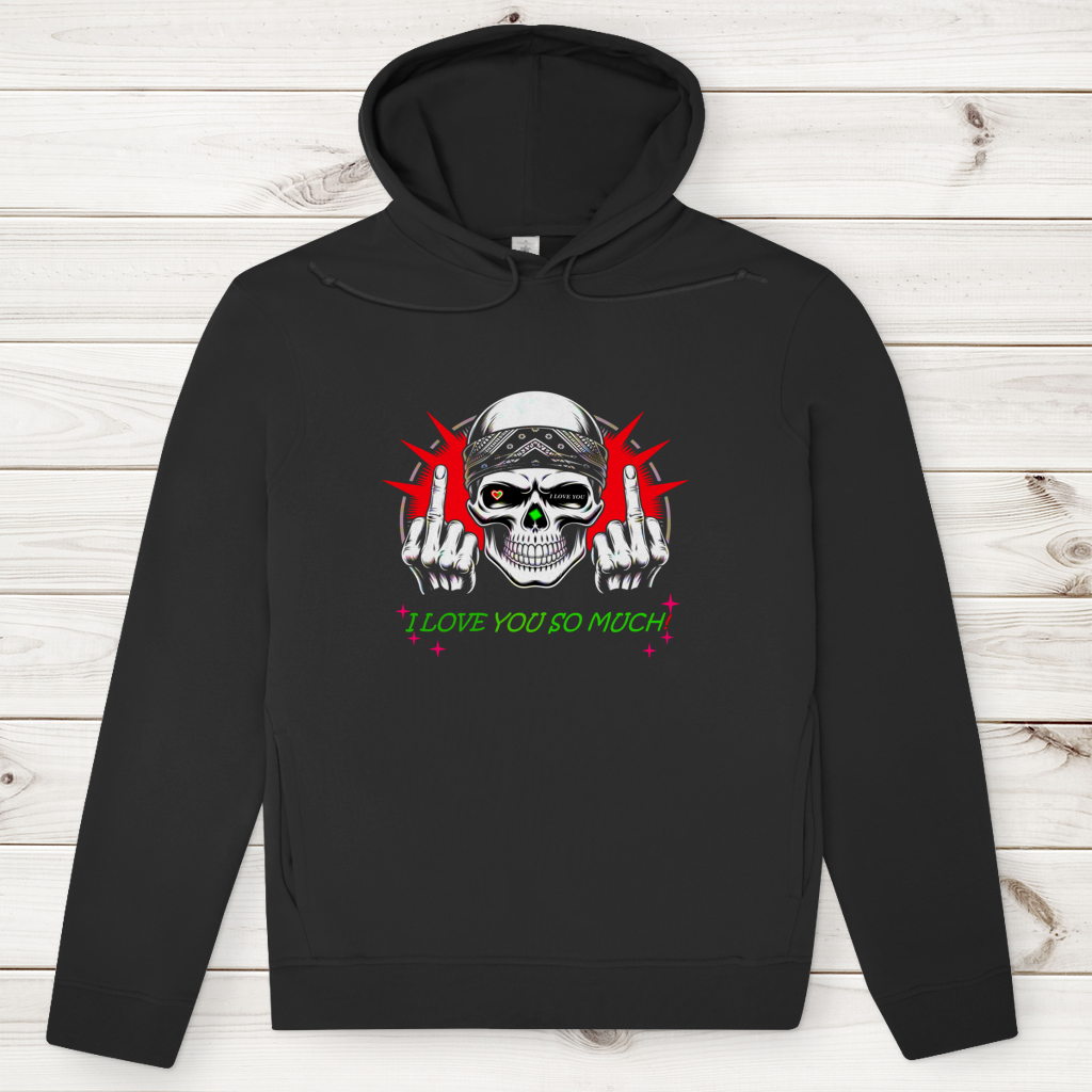Herren Premium Bio Hoodie I love you so much