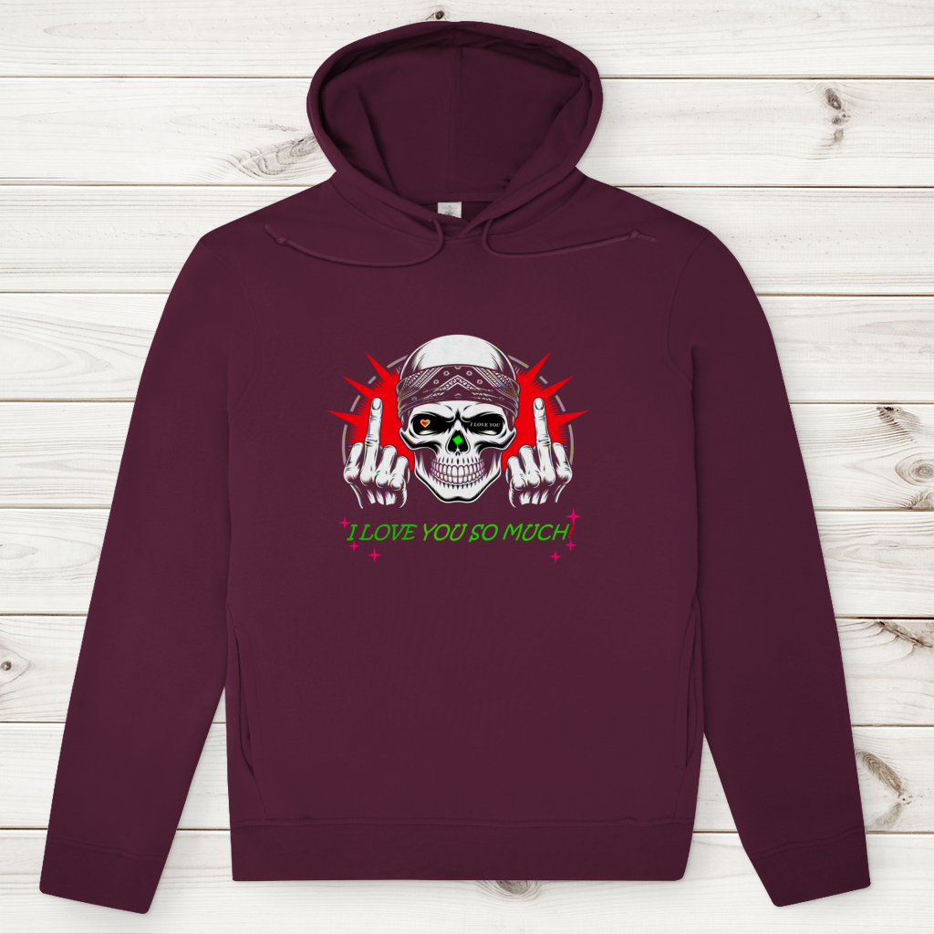 Herren Premium Bio Hoodie I love you so much