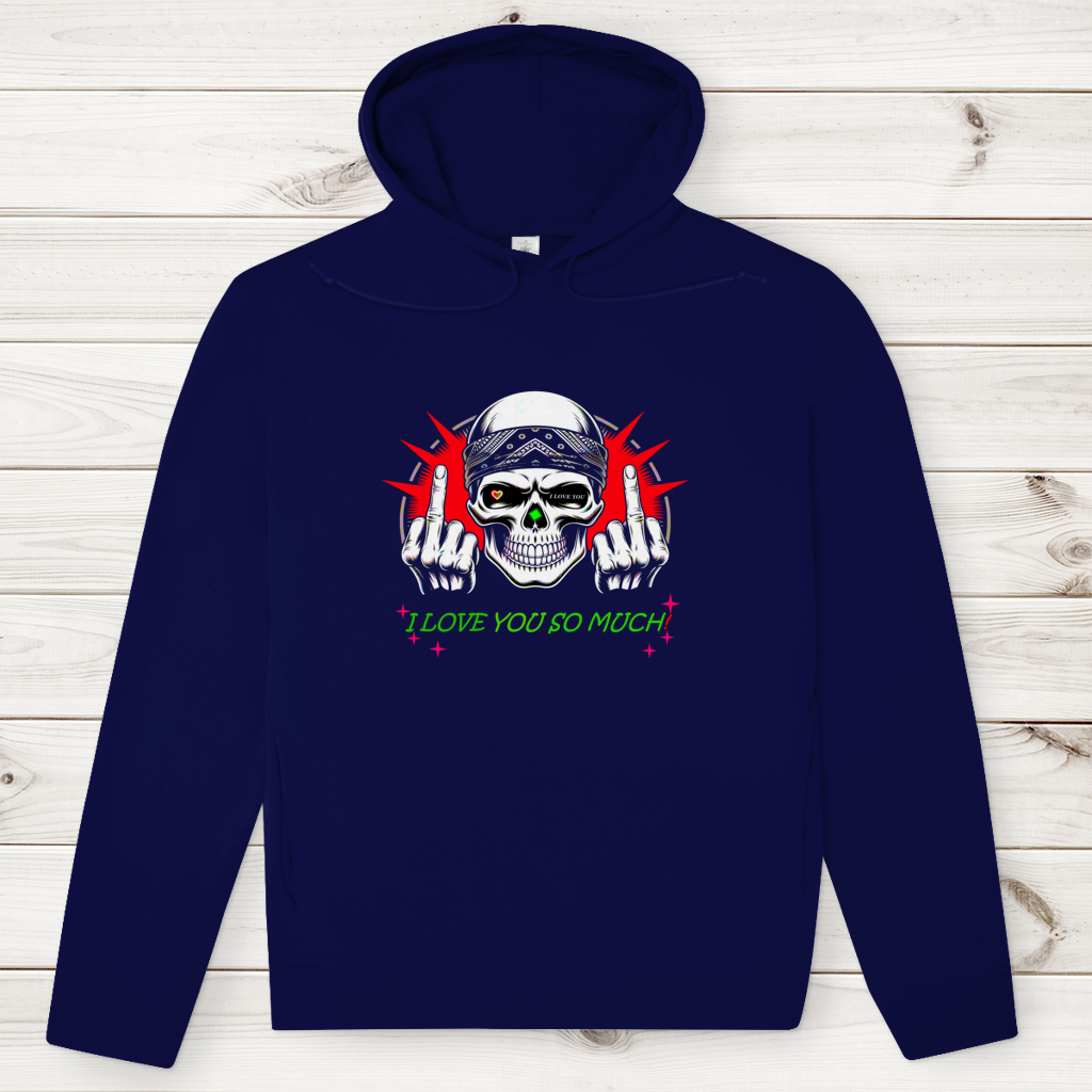 Herren Premium Bio Hoodie I love you so much