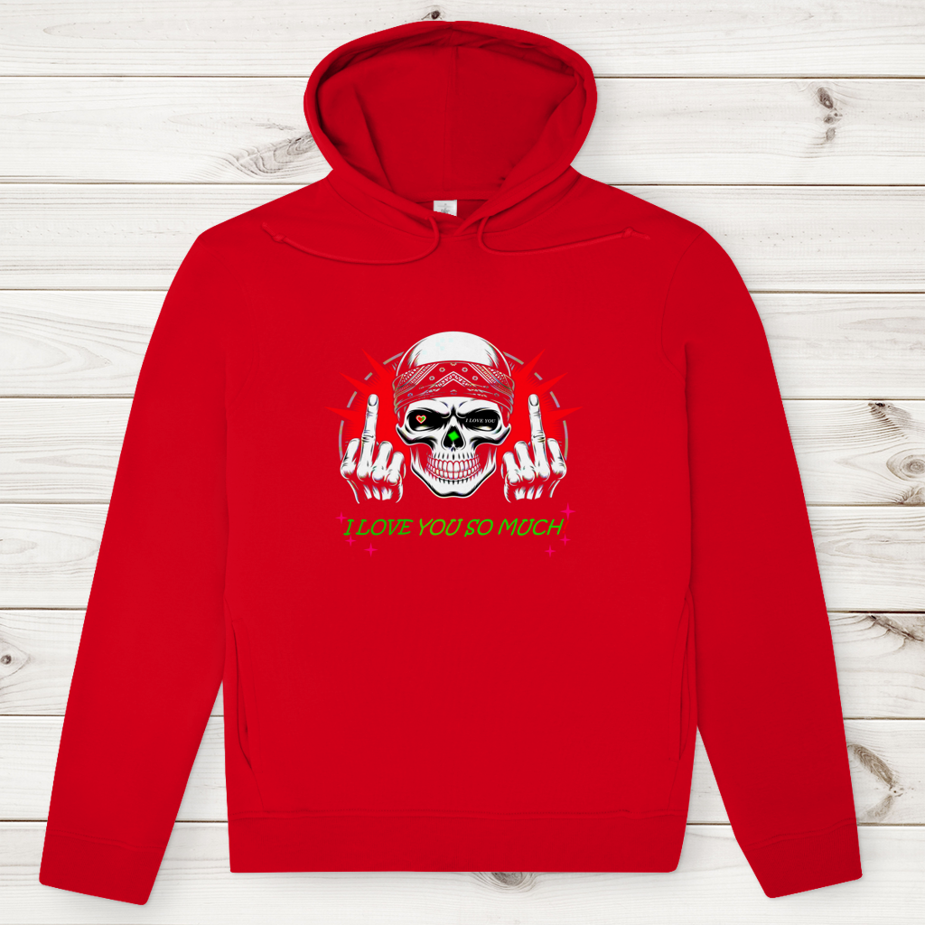 Herren Premium Bio Hoodie I love you so much