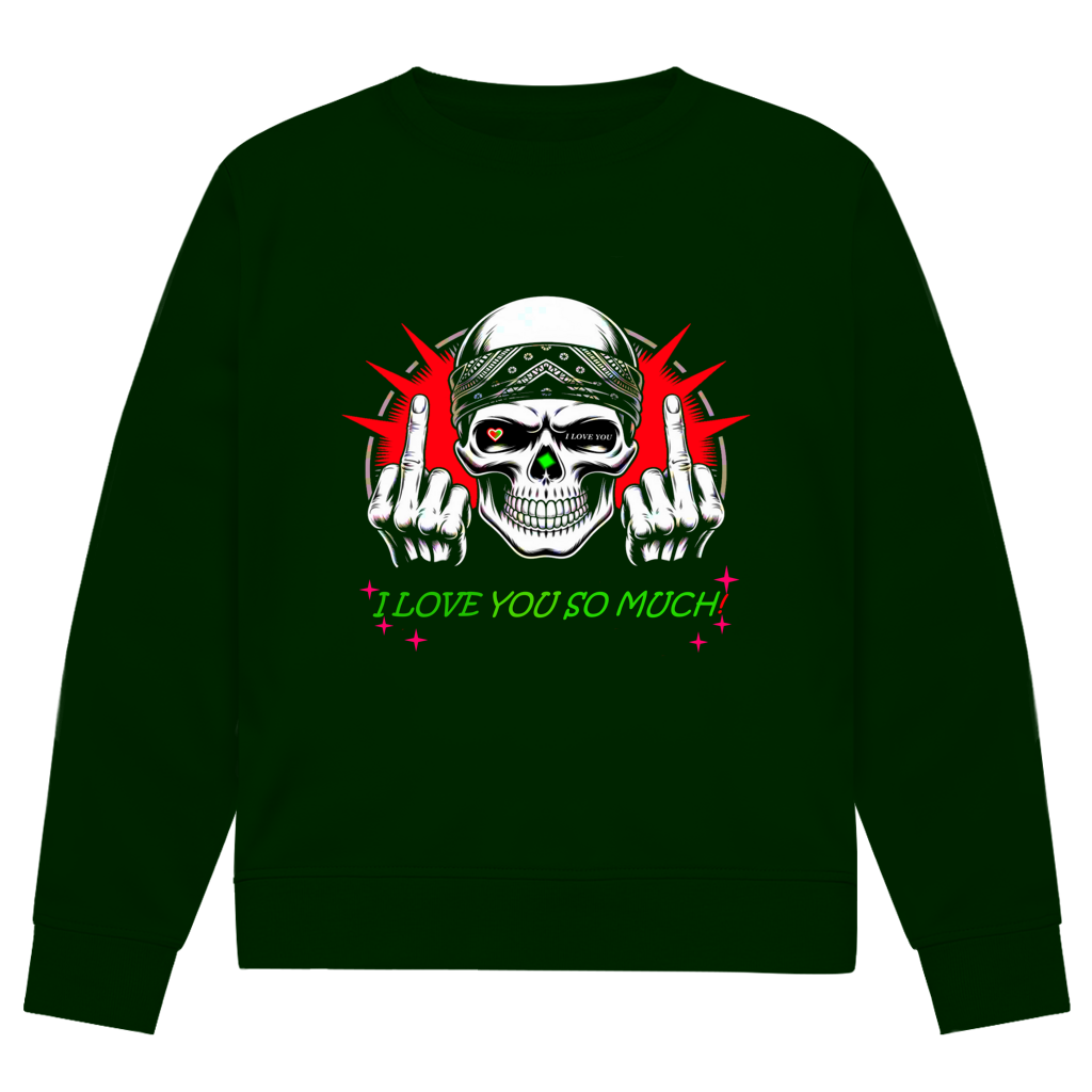 Herren Premium Bio Sweatshirt I love you so much