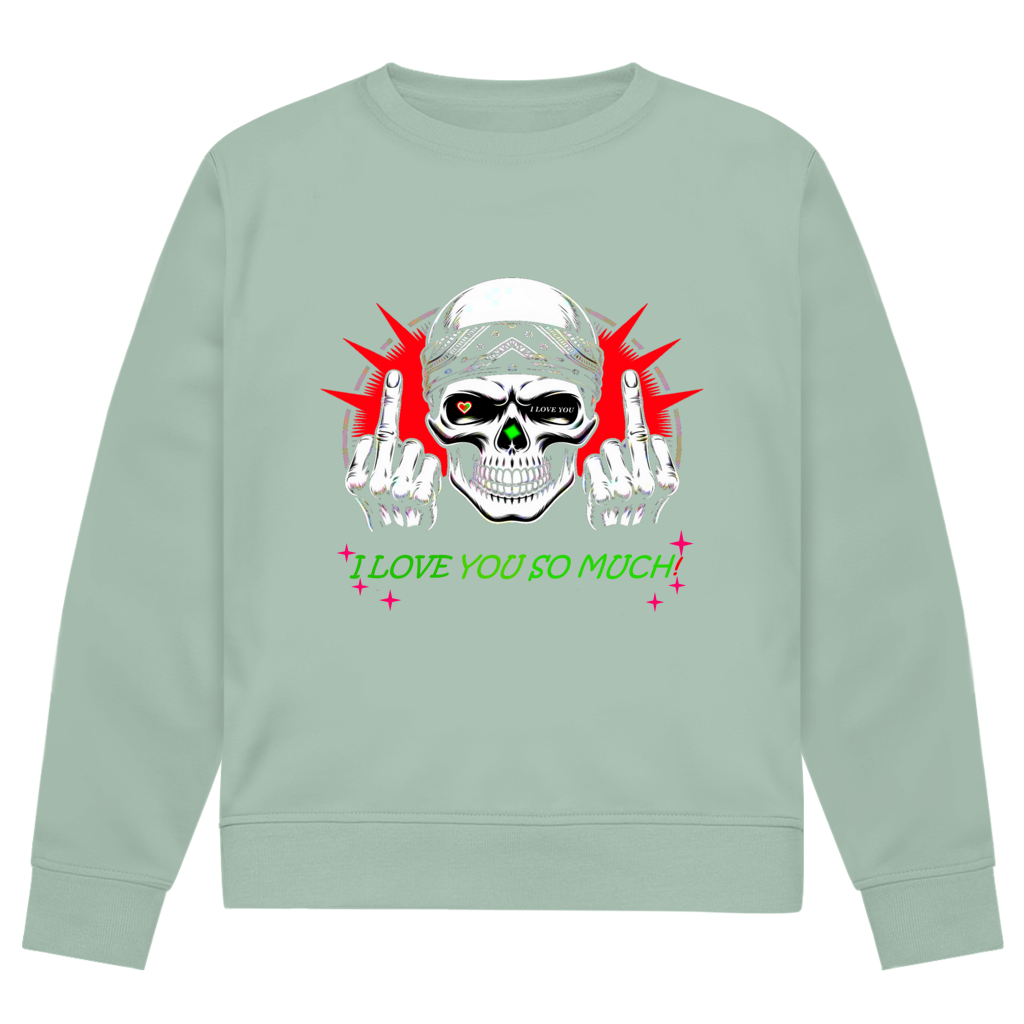 Herren Premium Bio Sweatshirt I love you so much