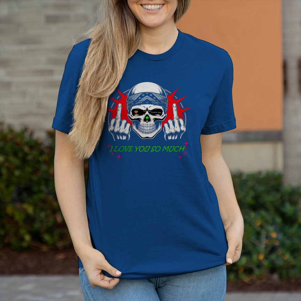 Damen T-Shirt I love you so much