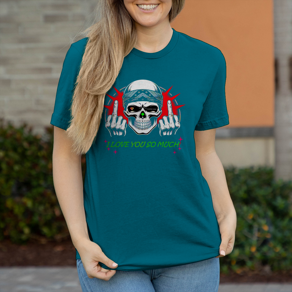 Damen T-Shirt I love you so much