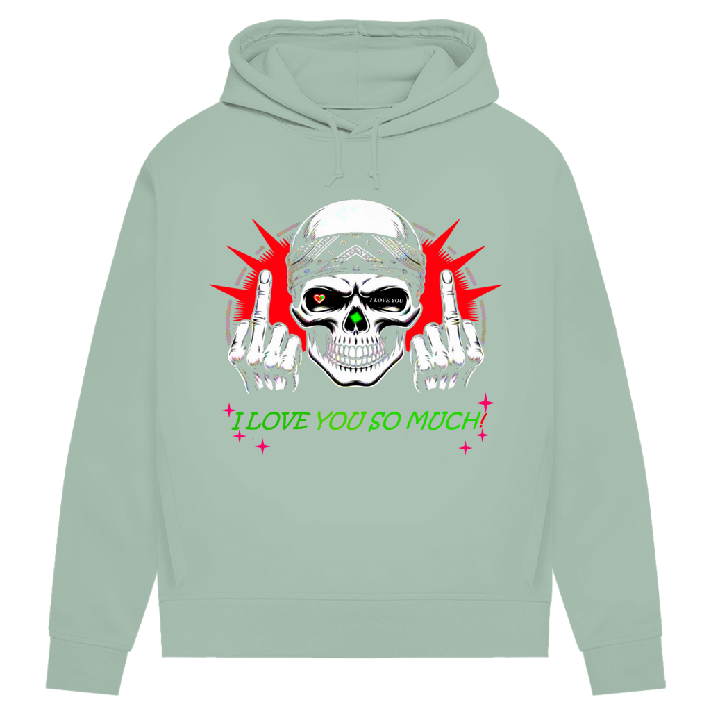 Damen Premium Bio Hoodie I love you so much