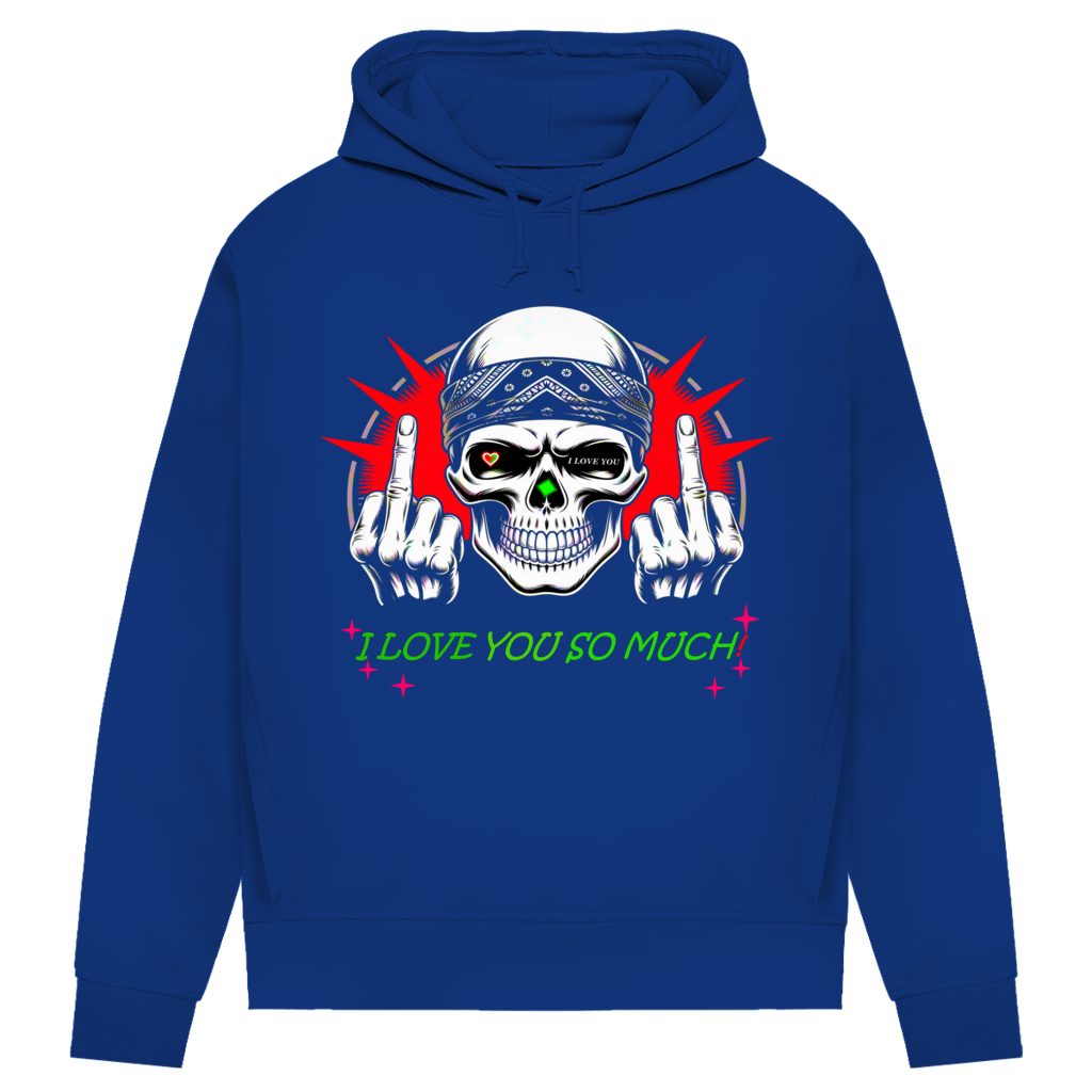 Damen Premium Bio Hoodie I love you so much