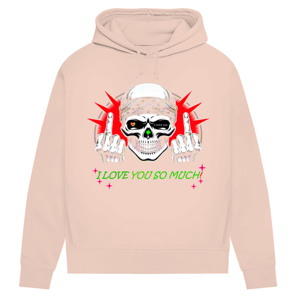 Damen Premium Bio Hoodie I love you so much