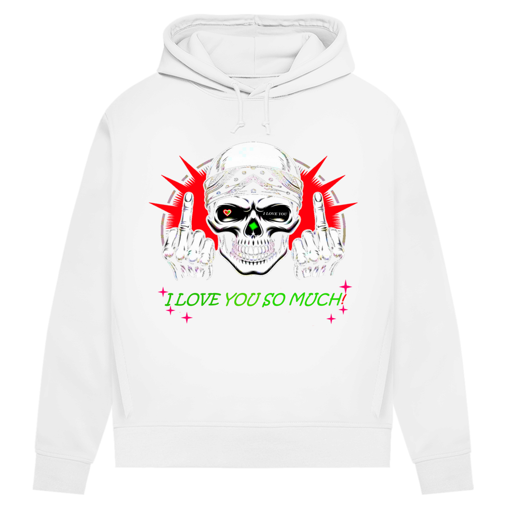 Damen Premium Bio Hoodie I love you so much