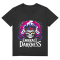 Herren Premium Bio V-Neck T-Shirt Embrace the darkness