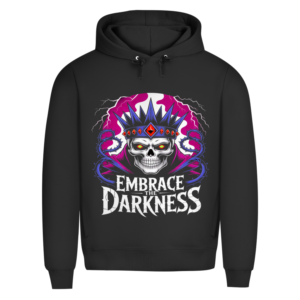 Herren Premium Bio Hoodie Embrace the darkness