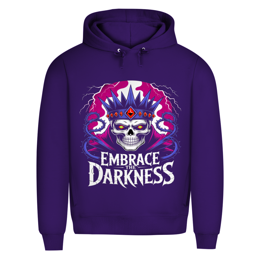 Herren Premium Bio Hoodie Embrace the darkness