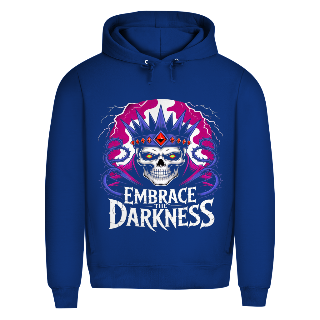 Herren Premium Bio Hoodie Embrace the darkness