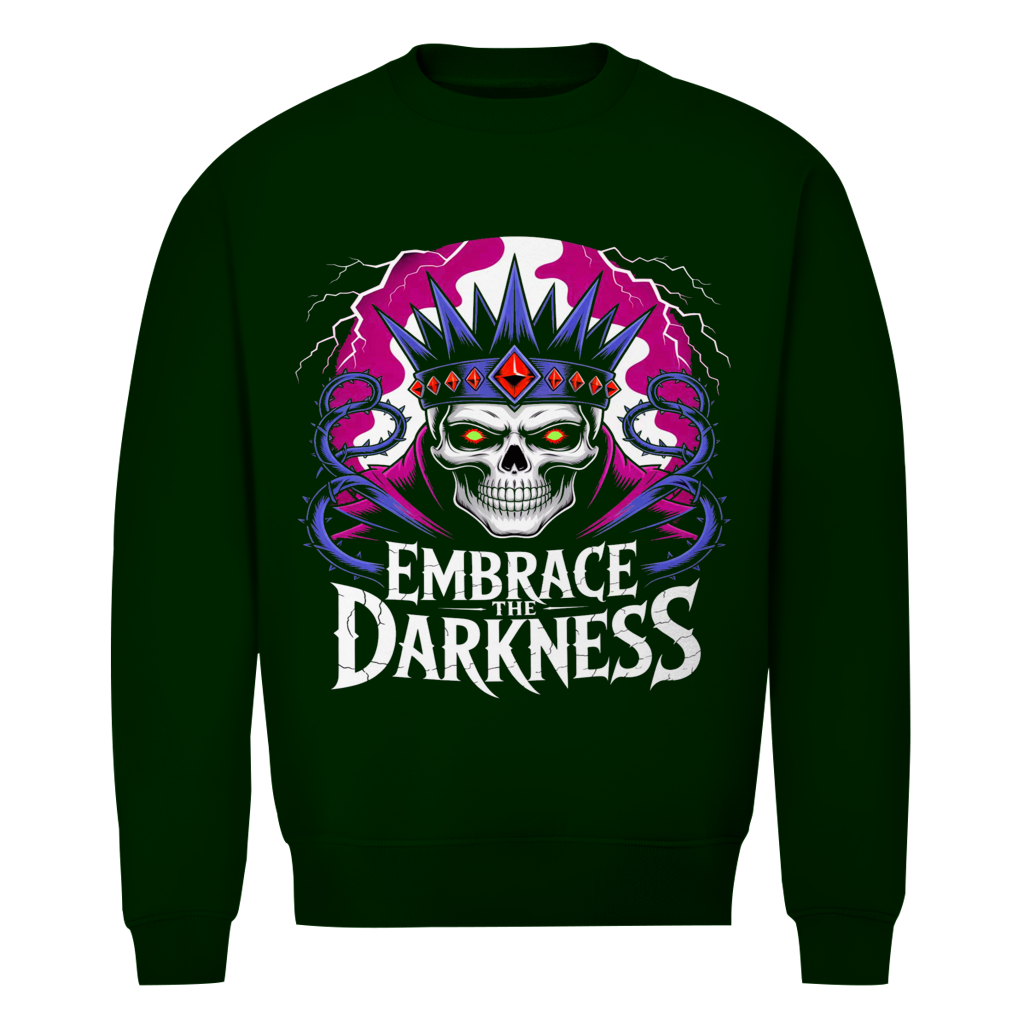 Herren Premium Bio Sweatshirt Embrace the darkness