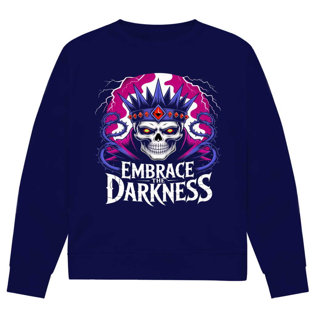 Herren Premium Bio Sweatshirt Embrace the darkness
