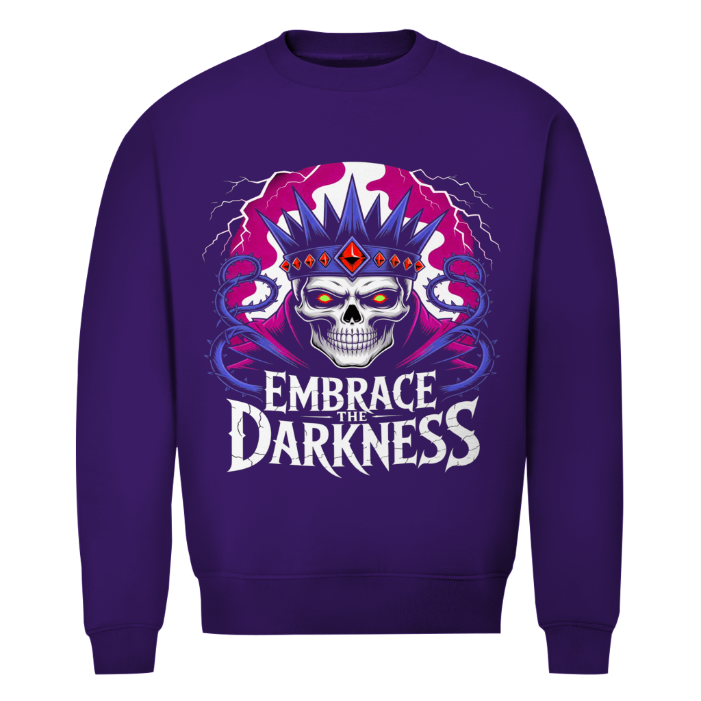 Herren Premium Bio Sweatshirt Embrace the darkness
