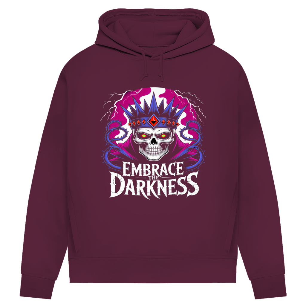 Damen Premium Bio Hoodie Embrace the darkness